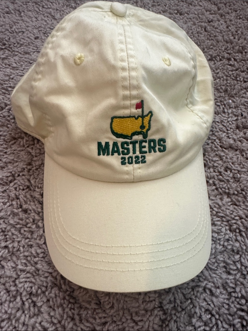 Masters 2022 Embroidered yellow Baseball Hat
